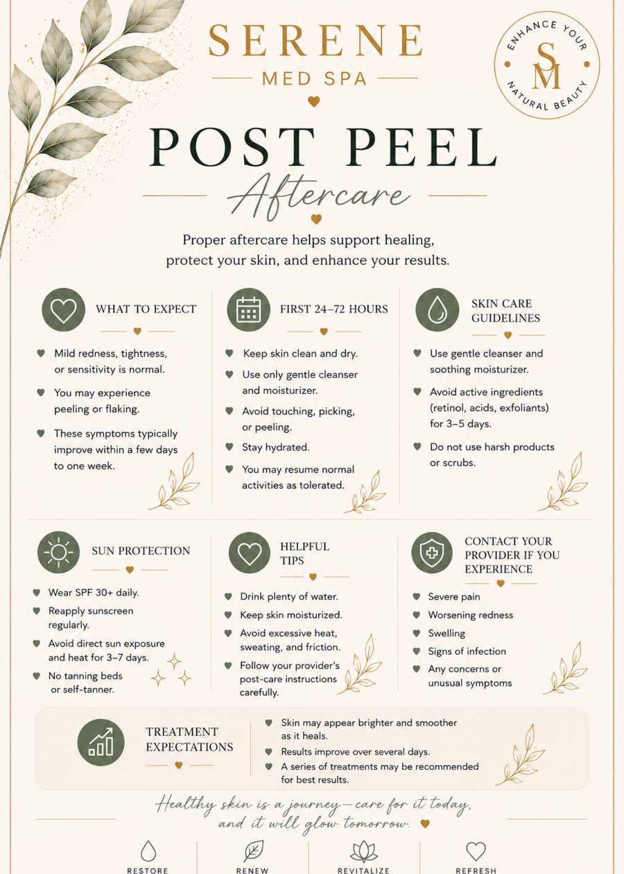 Chemical Peel aftercare instructions