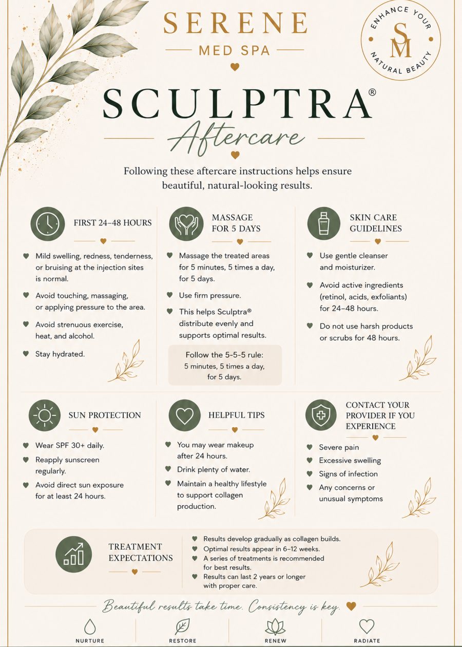 Sculptra aftercare instructions