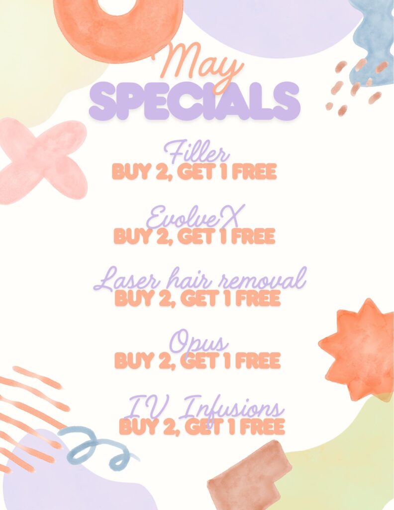 May specials for beauty treatments