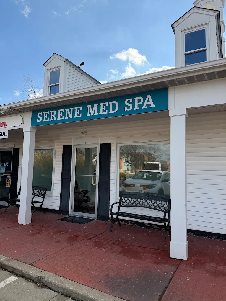 Exterior view of Serene Med Spa storefront located in Hudson, Ohio.